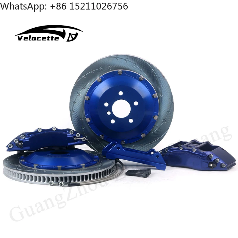670 Caliper 6 Piston Big Brake Caliper Kit 355-380mm Braek Rotor Caliper Set for honda toyota audi nissan Gtr Mini Cooper F56