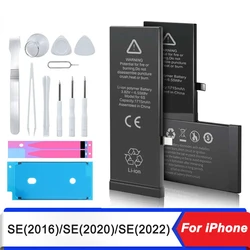 DIXSG-High-Quality Battery for  iPhone SE 2016 SE 2020 SE 2022 Mobile Phone with Free Tools Sticker