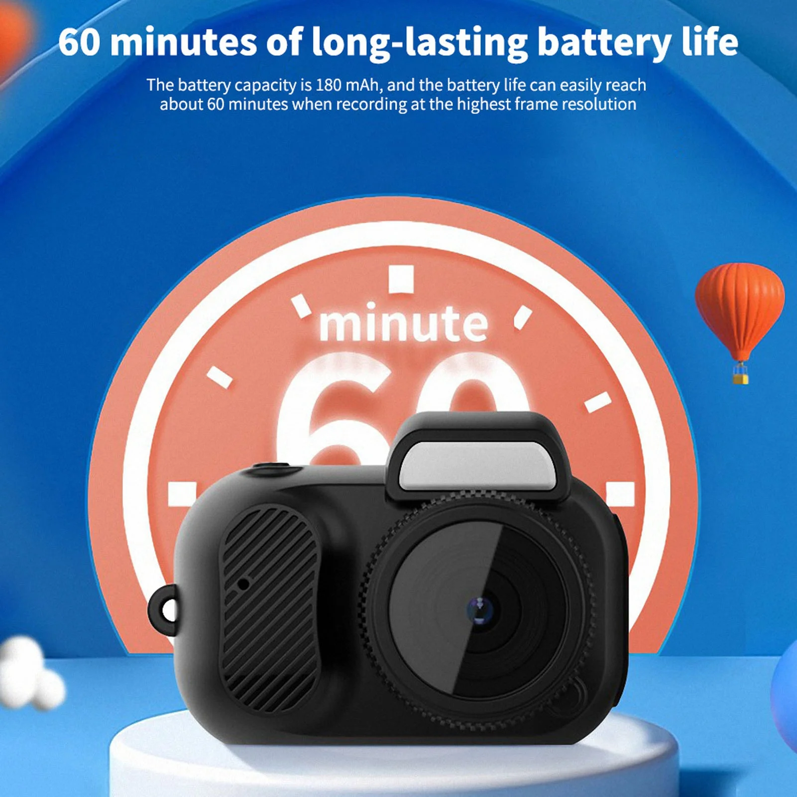 Children Video Camera Digital Kids Camera with 0. 96 Inches Screen Small 1080p Hd Video Camera for Travel Holiday Gifts