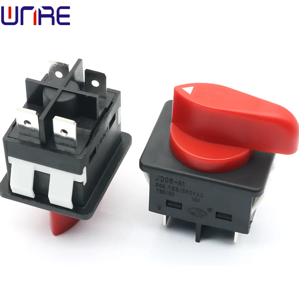 KCD4 Rotary Button Boat Shaped Switch 2nd Gear 30A Telephone High-power Rocker Power Universal Switch