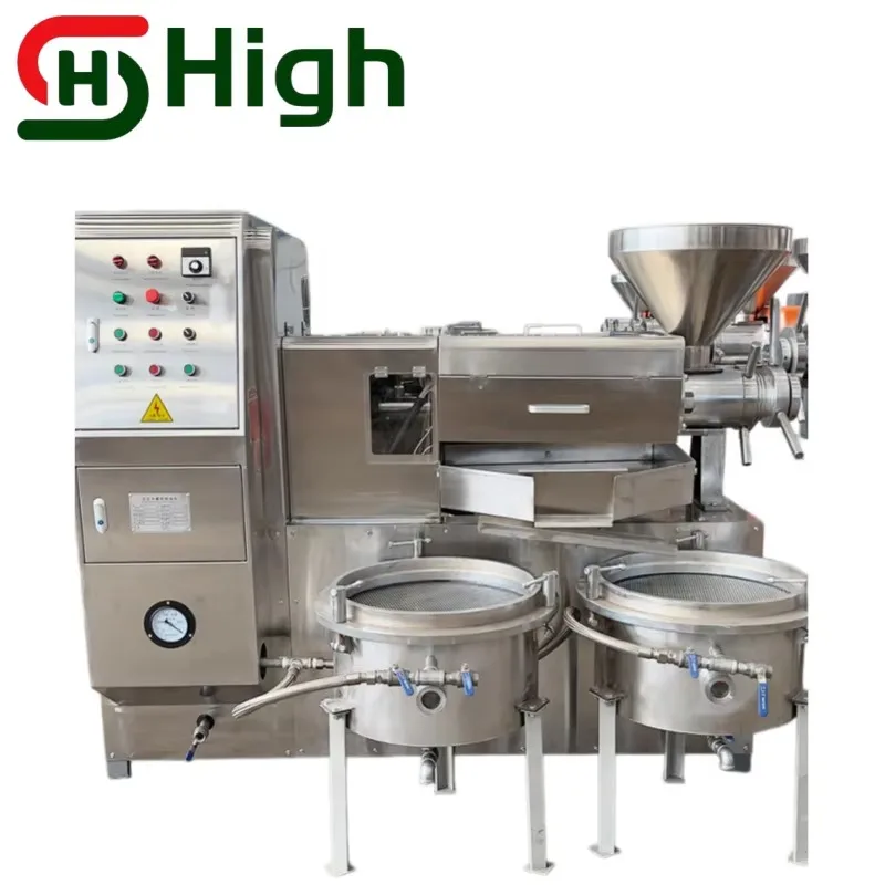 2026 Industrial Fully Automatic Screw Oil Press Stainless Steel Body for Peanut Soybean Sunflower Seed Continuous Expeller