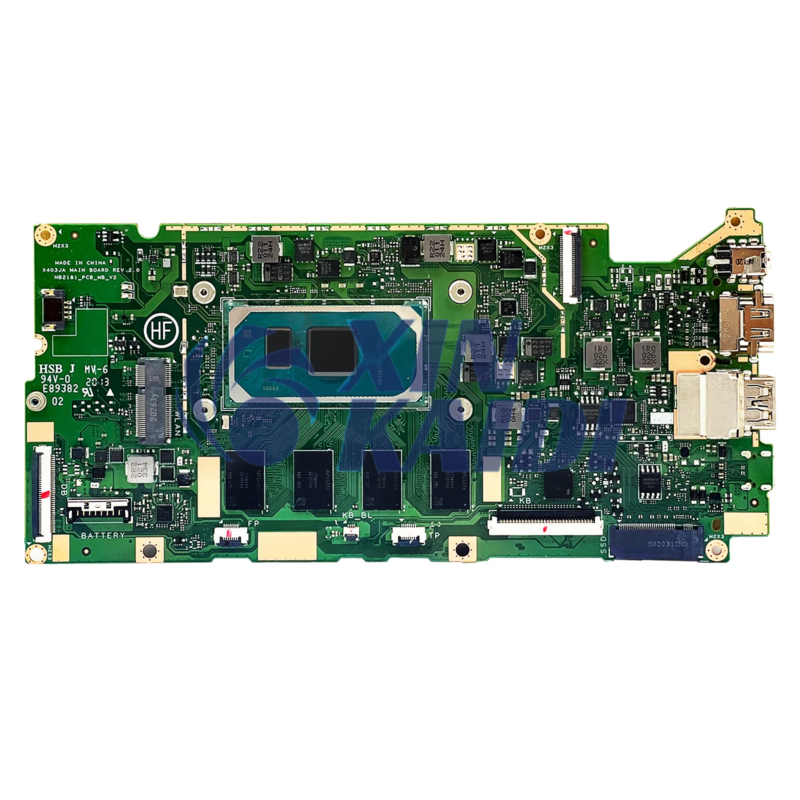 Notebook Mainboard For Asus VivoBook 14 X403JA X403J  S403JA Laptop Motherboard i5 1035G1 i7 1065G7 CPU 8G 16G RAM Systemboard