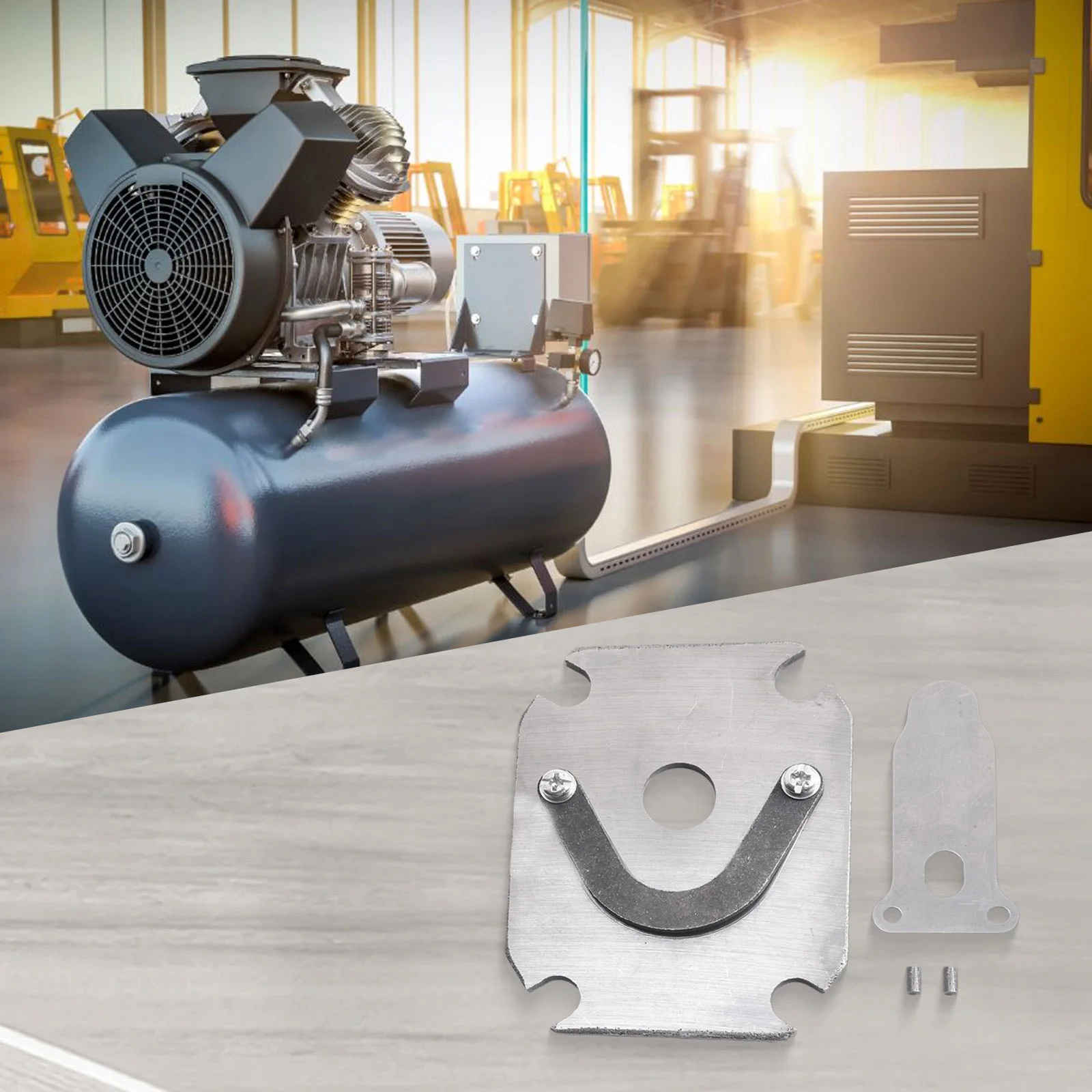 Home Valve Board Air Pump Accessories Cast Iron Pneumatic Replacement Parts Valve Plate 48x72mm Air Compressor Air Pump