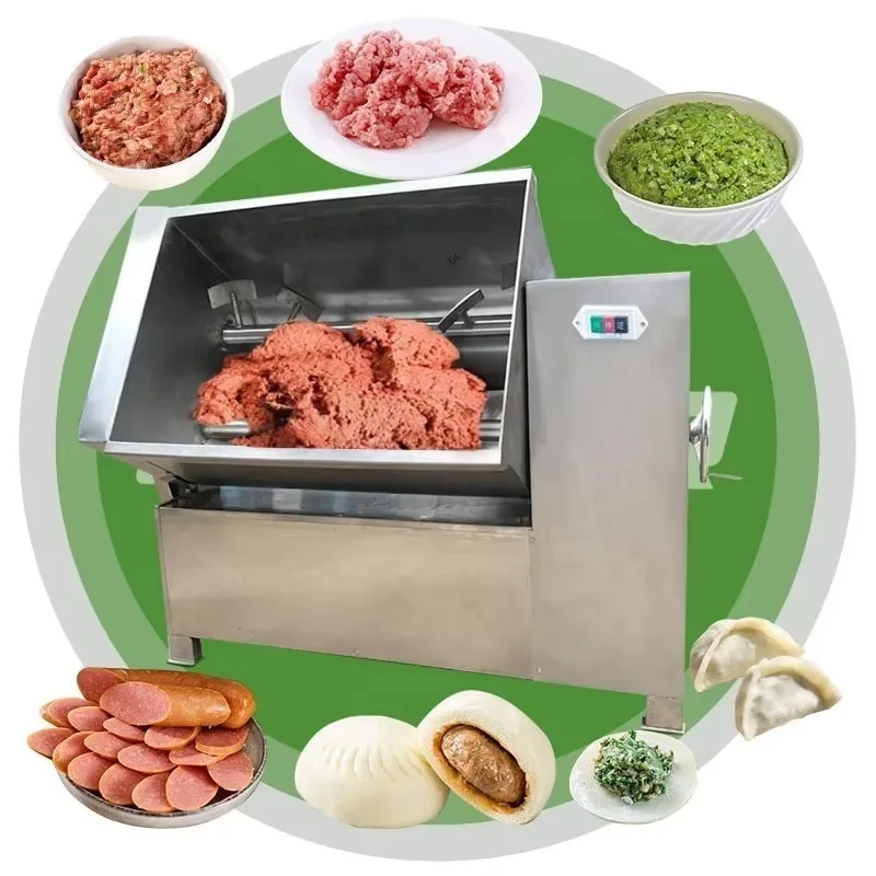 

Paddle 25KG 200L Heavy Mince Ground Electric Mix Stuffing Machine Small Vegetable Meat Mixer