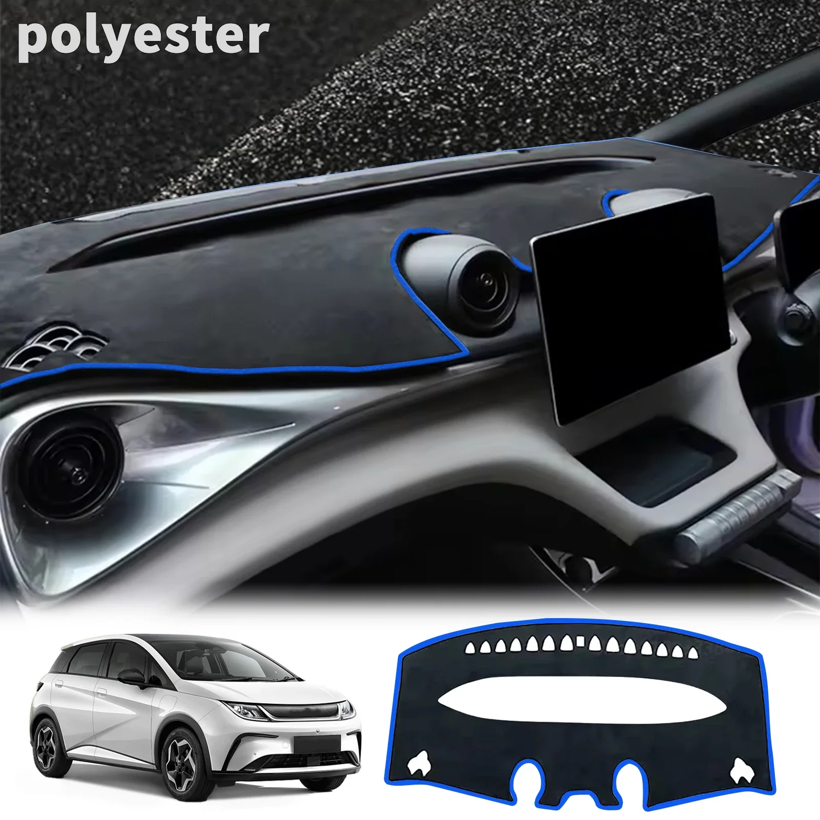 

For BYD Dolphin 2021 2022 2023 2024 2025 Accessoriesr Dashboard Pad Cover Non-Slip Dash Mat Dashmat Sunshade Protective Carpet