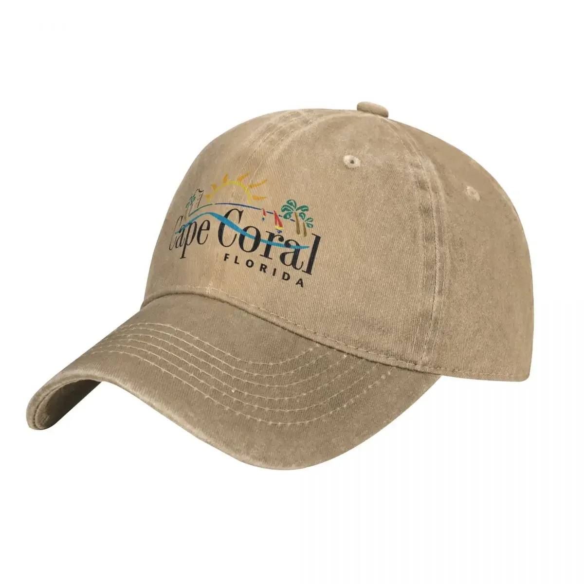 

Official logo of Cape Coral, Florida Cap Cowboy Hat new in the hat bucket hat cosplay for women Men's