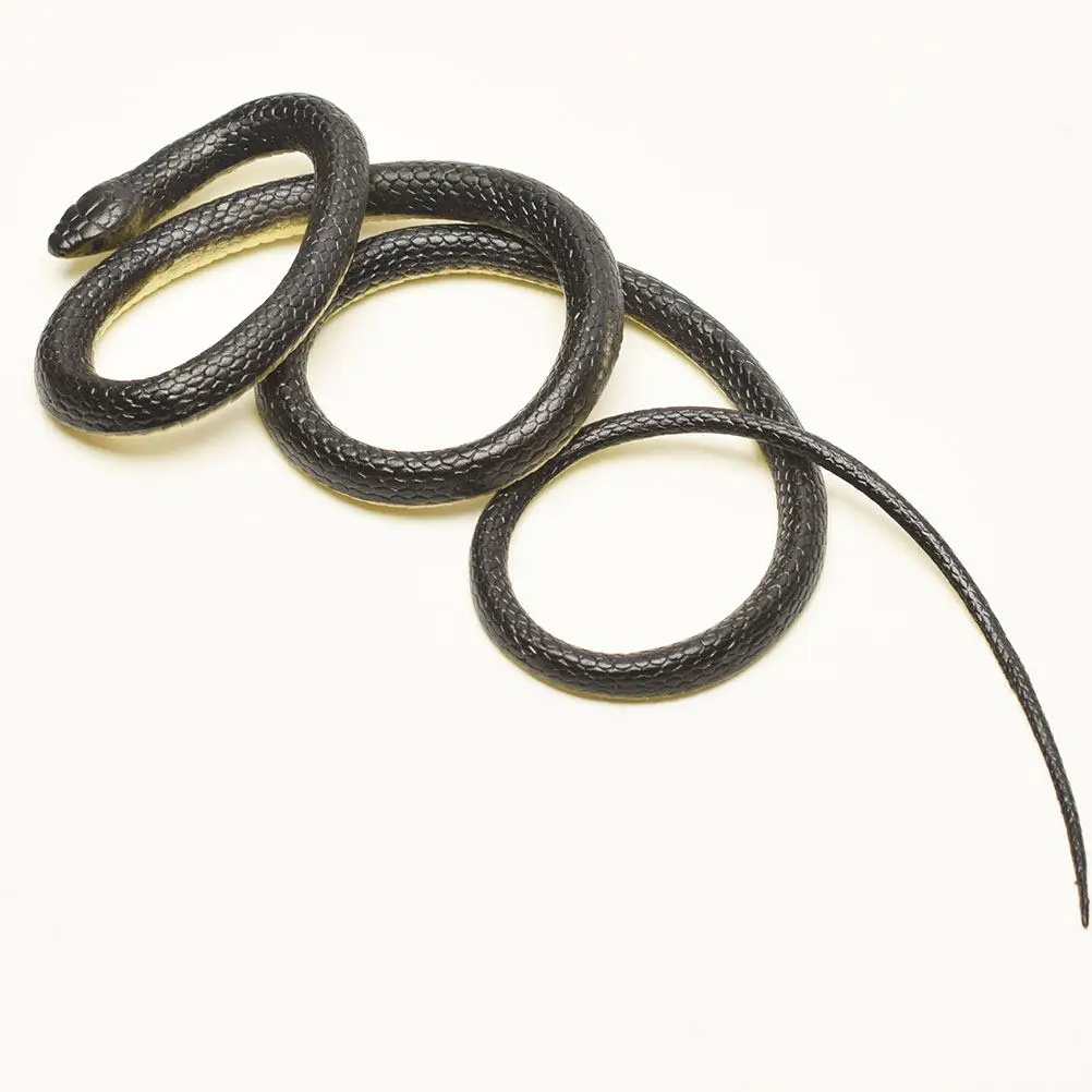 Realistic Green Snake Prop for Party Pranks, Educational Kids Toy & Desktop Decor – Lifelike Design