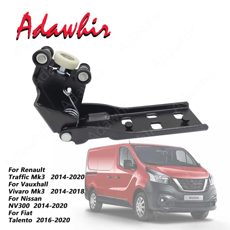 

Middle Right Sliding Door Roller for Renault Trafic Opel Vivaro Vauxhall Vivaro Nissan NV300 Fiat Talento 777645238R, 93451715