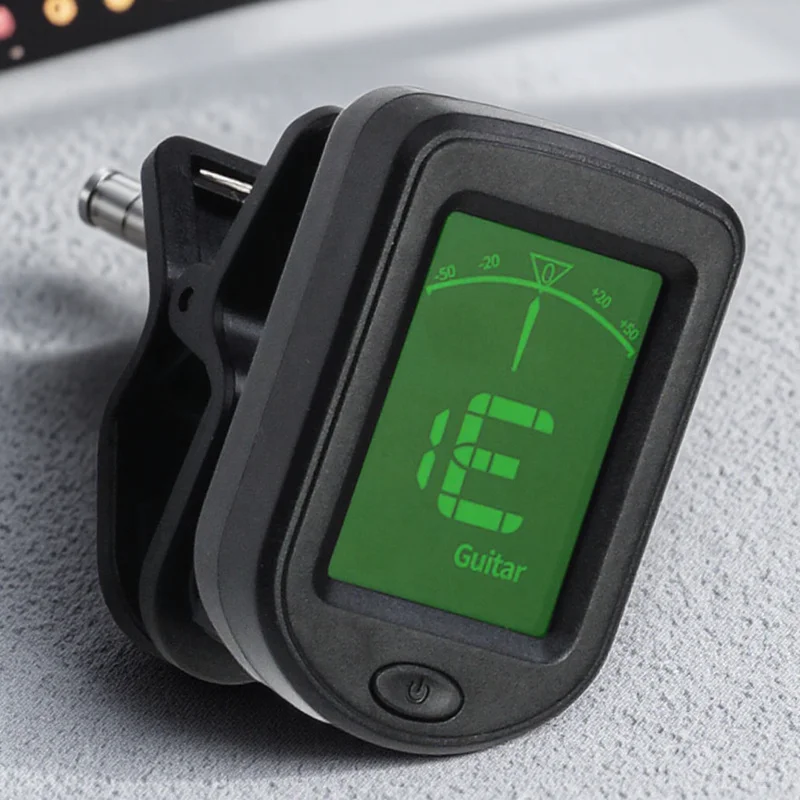 

Portable Guitar Violin Ukulele Tuner Easy to Use Non Slip Clamp Design Professional Durable Good Gift for Musicians Exquisite