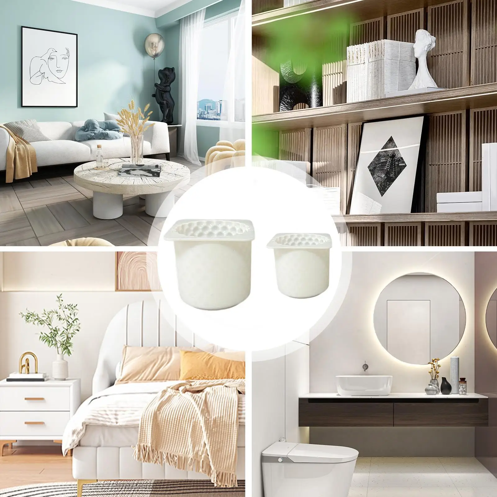 

Формы для изготовления свечей, многоразовые антипригарные гибкие круглые квадратные формы из эпоксидной смолы для литья восковой штукатурки, мыла, домашнего декора