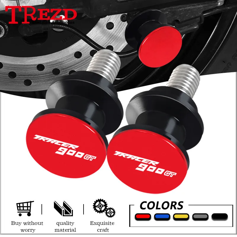 High Quality For YAMAHA Tracer700GT Tracer900GT 2018-2023 2024 Motorcycle M6 CNC Rear Swingarm Spools Sliders Stand Bolts tracer