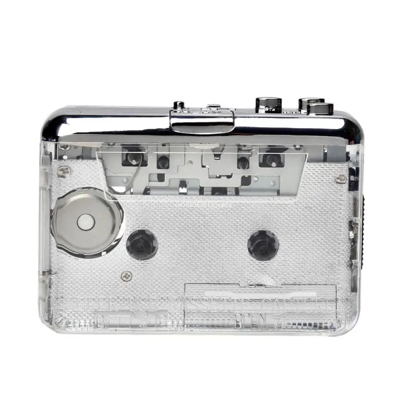 

Cassette Player Portable Tape Recorder To Mp3 Full Transparent for Shell USB /Type-C Port Cassette To MP3 Format Tape Dropship