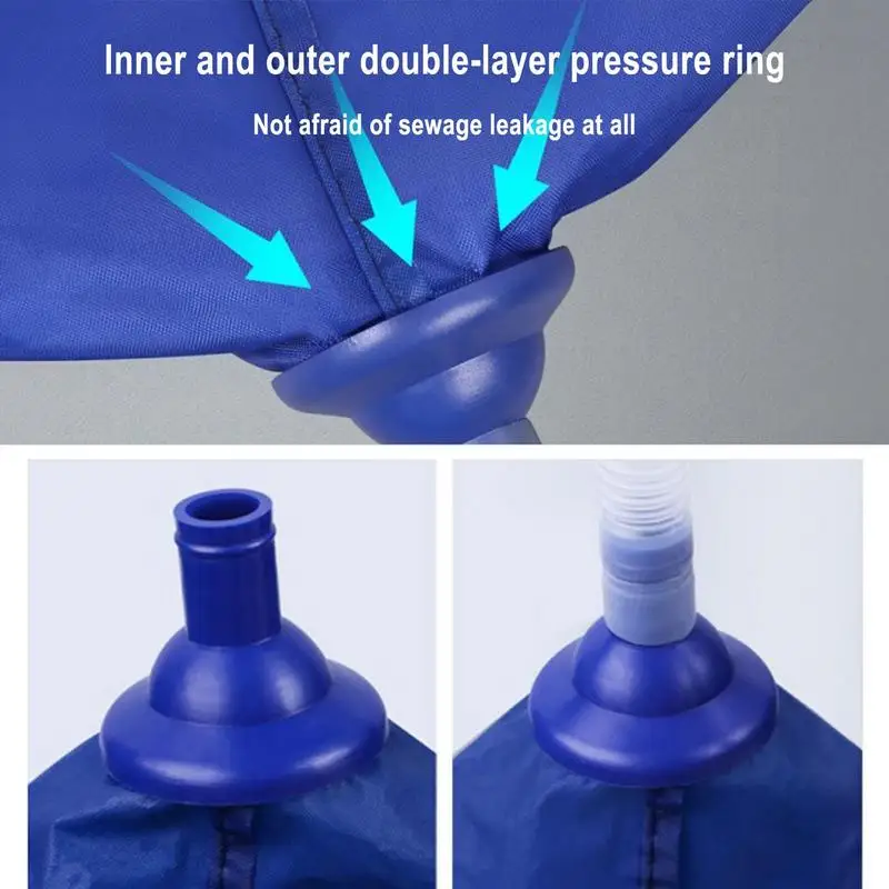 Thickened Cleaner Air Coditioning Cleaning Cover Bag PVC with Water Pipe Home 1-1.5P Split Hanging Air Conditioner Tools