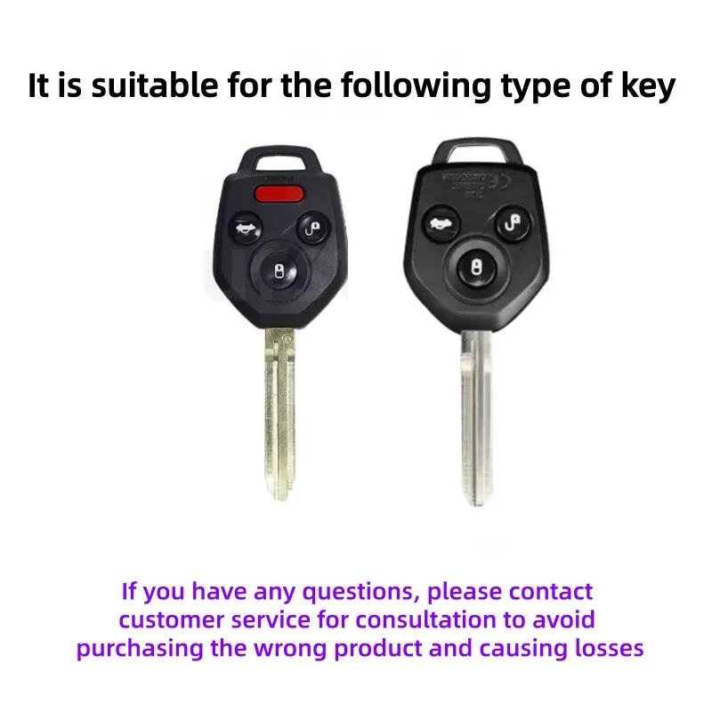 TPU Car Remote Key Case Cover Protect Shell Fob For Subaru Tribeca Forester WRX XV Outback Legacy Impreza Crosstrek STI Liberty
