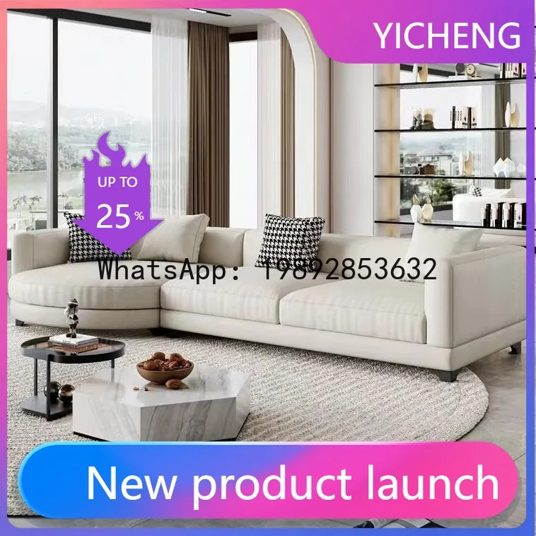 Hys asymmetrical corner sofa - minimalist design for large apartments, villas, living rooms