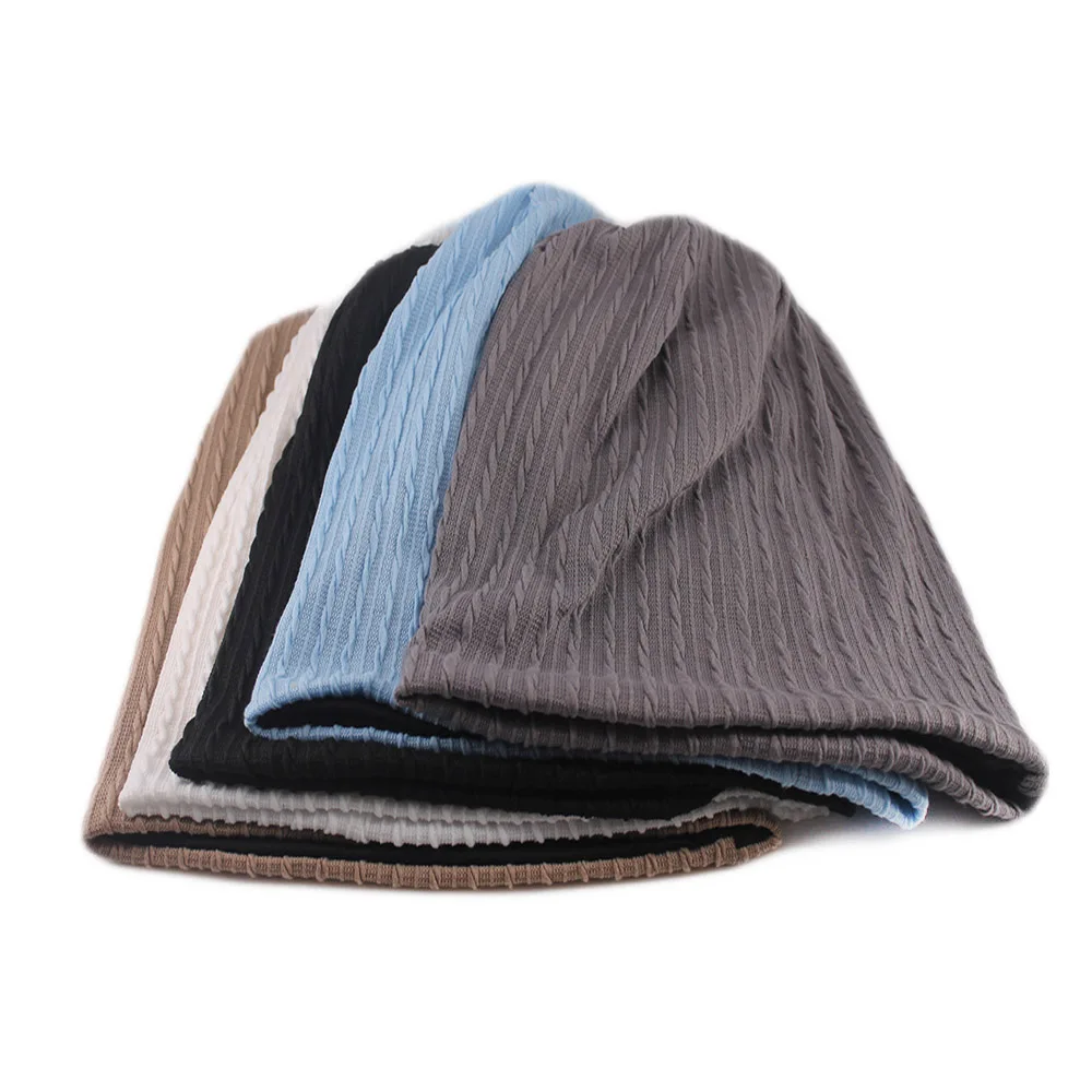 New Breathable Beanies Knitted Warm Autumn Spring Hat For Men And Women Soft Beauty Turban Hats Casual Female Outdoor Bonnet