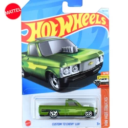 Original Mattel Hot Wheels C4982 Car 1/64 Diecast Custom '72 Chevy Luv Vehicle Model Toys for Boys Collection Birthday Fun Gift