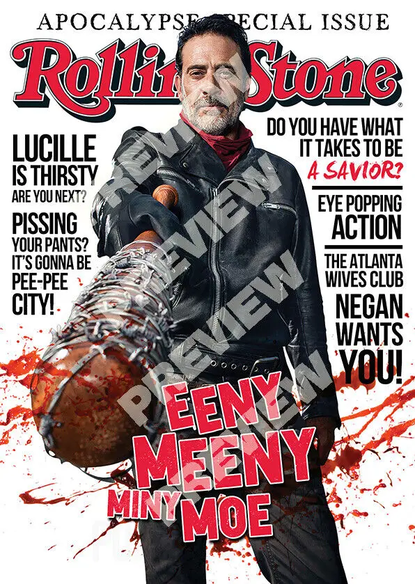 Ходячие мертвецы-Неган, печать фильмов, художественный холст, плакат для гостиной, Декор, домашняя Настенная картина