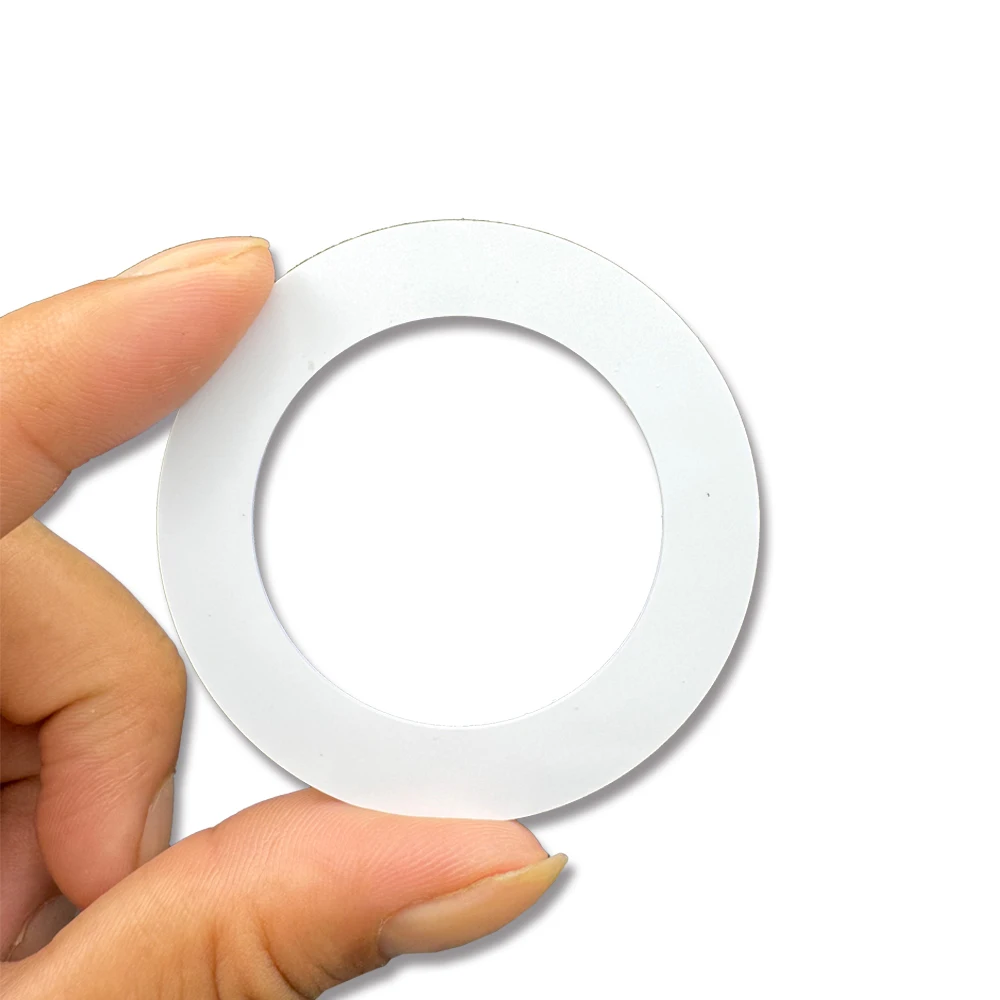 

Round 64mm NFC215 Coin Tags 504 Bytes 13.56MHz Nt/ag215 Circular hollow out Card Label RFID Adhesive Label for All NFC Phone