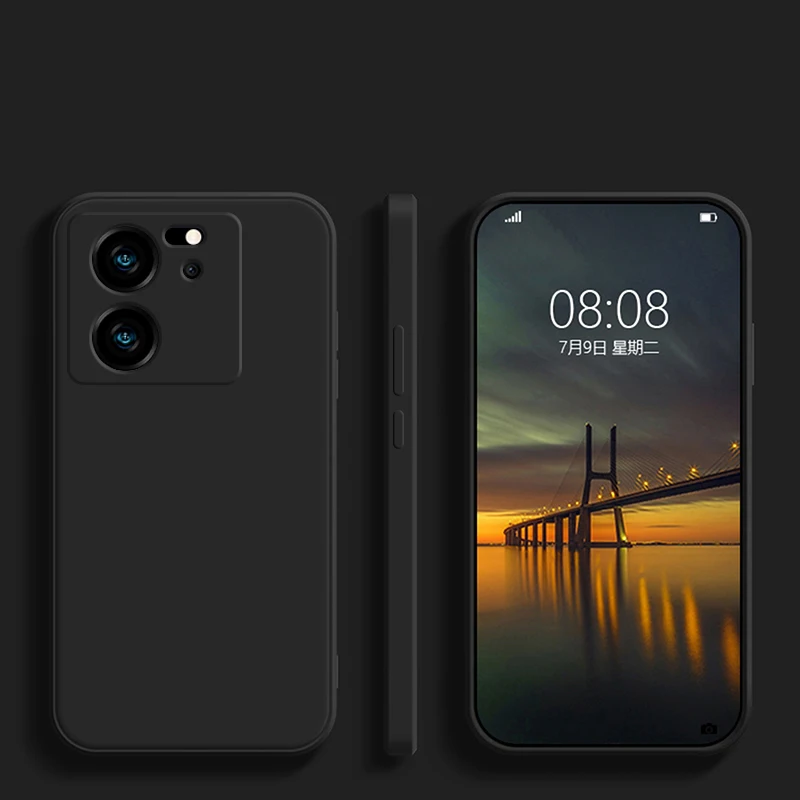 Mi 13 t 13 t mi13t pro Fall Luxus quadratische flüssige Silikon Handy hüllen für Xiaomi mi 13 t mi 13 t pro mi13t pro 5g Soft Back Cover – Detail 14