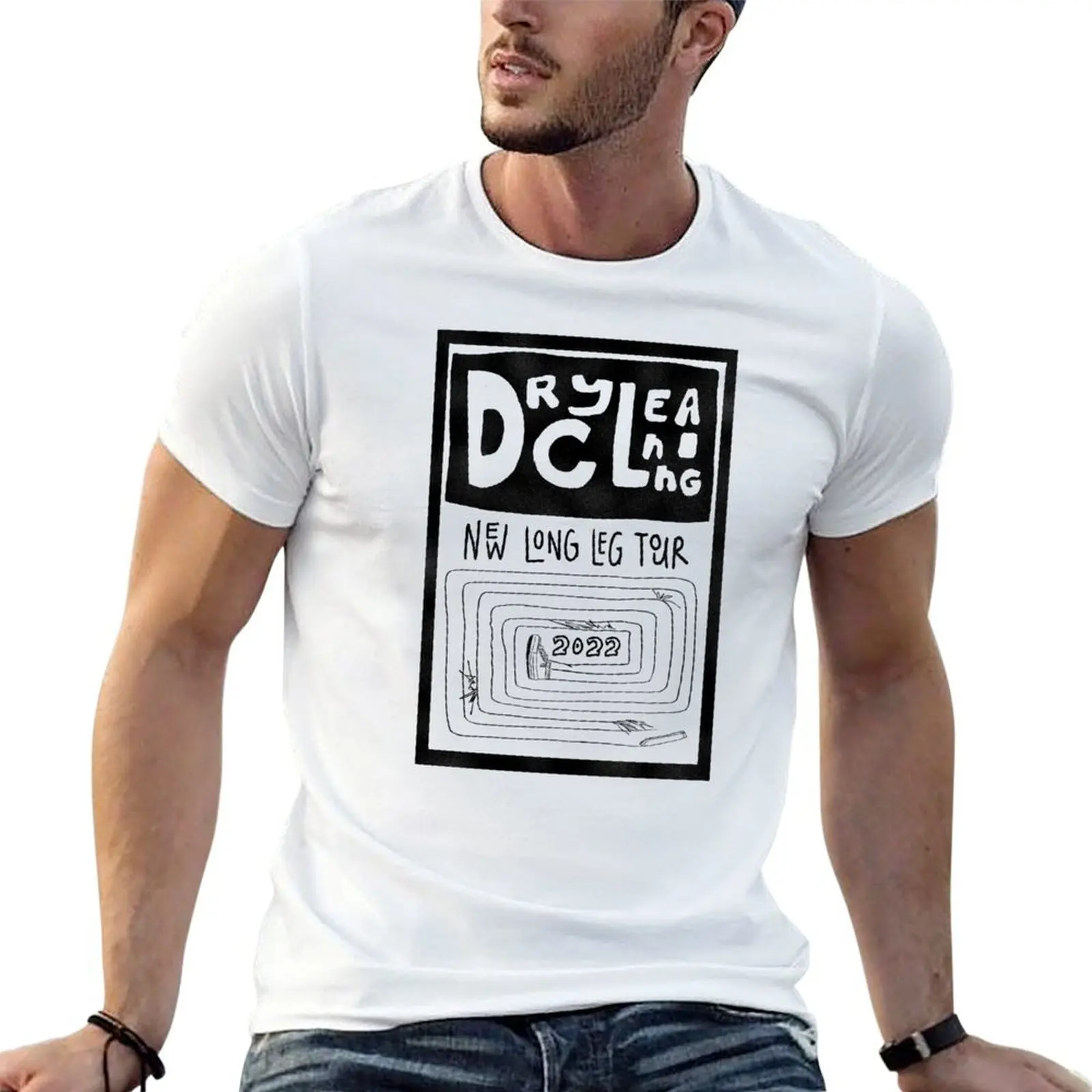 Dry Cleaning Band Poster T-Shirt funny t shirts dark humor man t shirt designer man t shirt graphic T-shirt