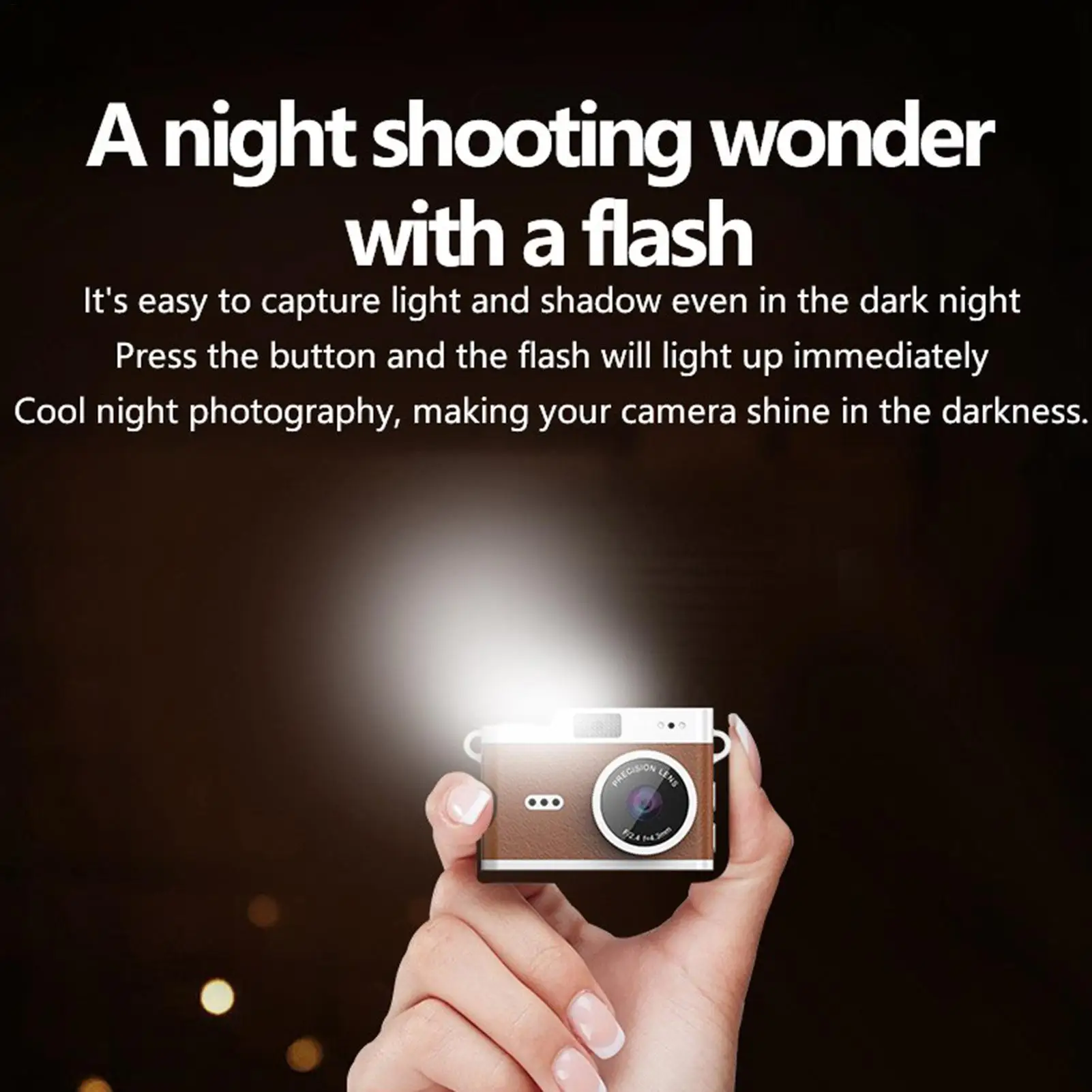 كاميرا رقمية للأطفال 1080P مسجل فيديو كاميرا صغيرة محمولة مع 3 مرشحات هدية عيد الميلاد للأطفال المبتدئين #4