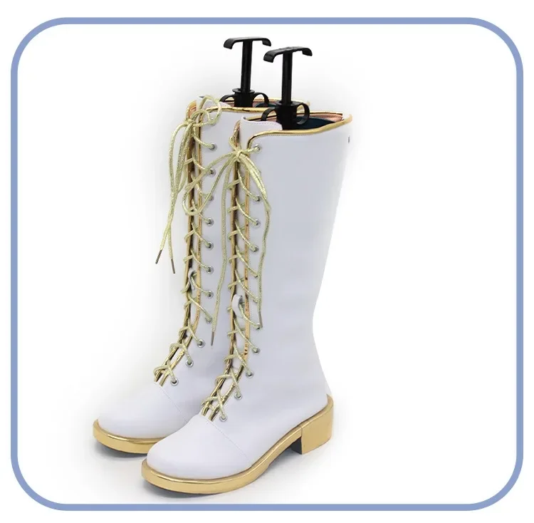 أحذية رومي التأثيرية Kpop HUNTRX ملحقات الرسوم المتحركة PU أحذية من الجلد أحذية كرنفال الهالوين مصنوعة حسب الطلب