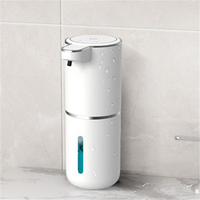 380ML Automatic Foam Dispenser USB Recharge Smart Sensor Liquid Soap Dispenser 4 Gears Adjustable Touchless Hand Washing Machine