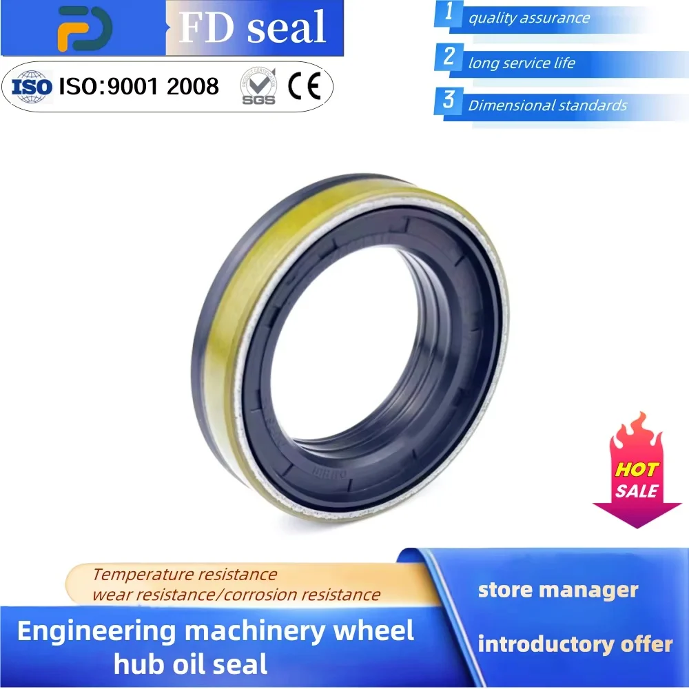 Wheel Hub Seal 45*70*14/17mm 12015392B NBR RWDR CASSETTE Engineering Parts Mechanical Seal Tractor Rubber Oil Seal ISO 9001 2008