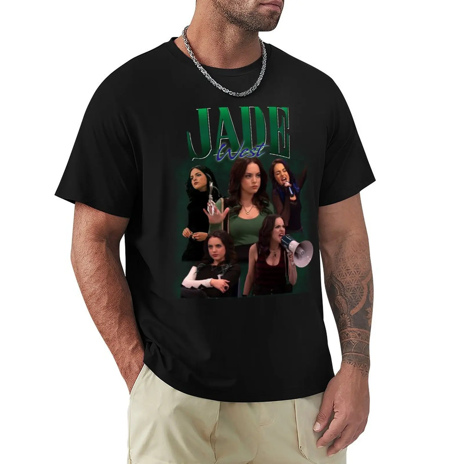 Jade West Retro Homage Design T-Shirt man t shirts graphic T-Shirt