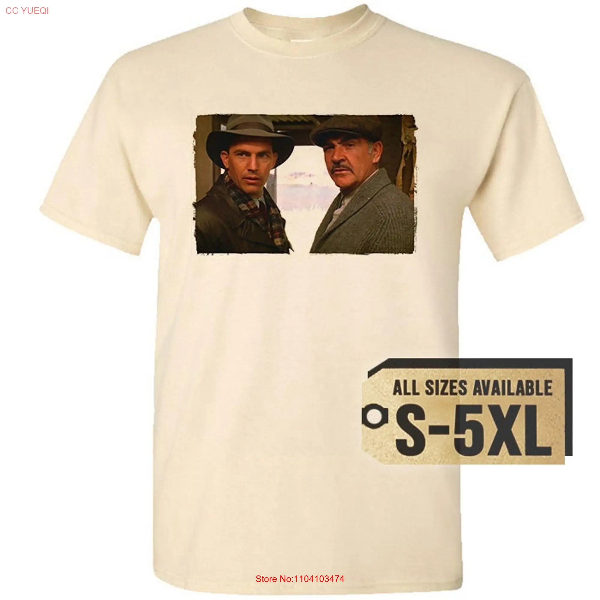 The Untouchables V1 Natural White Gray Vintage Men T Shirt all sizes S 5XL Film long or short sleeves