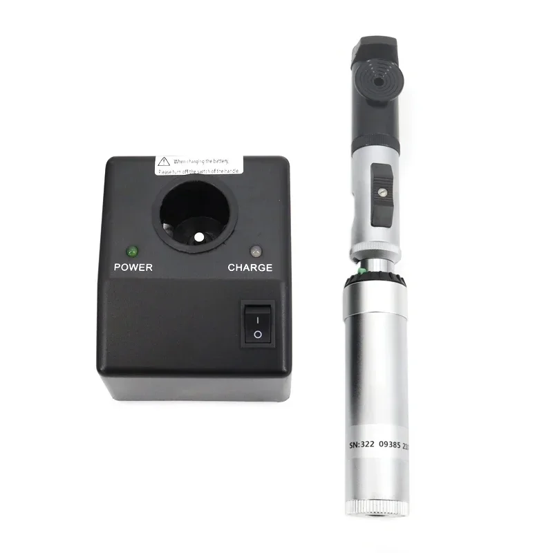 YZ 24B Desktop Rechargeable Stripe Retinoscope With Charger Retinoscopy Diagnostic Set Tools