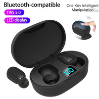 E6S Bluetooth Earphones Sport Headset TWS Touch Mini Wireless Bluetooth Headphone 5.0 HiFi 9D Stereo Touch Headset for IPhone
