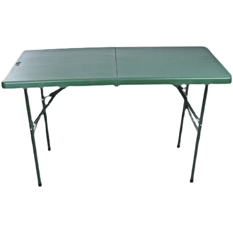 Table pliante en acier-plastique pour entraînement en plein air, table de moulage par soufflage, tables de soutien de tente, chaises de camping portables