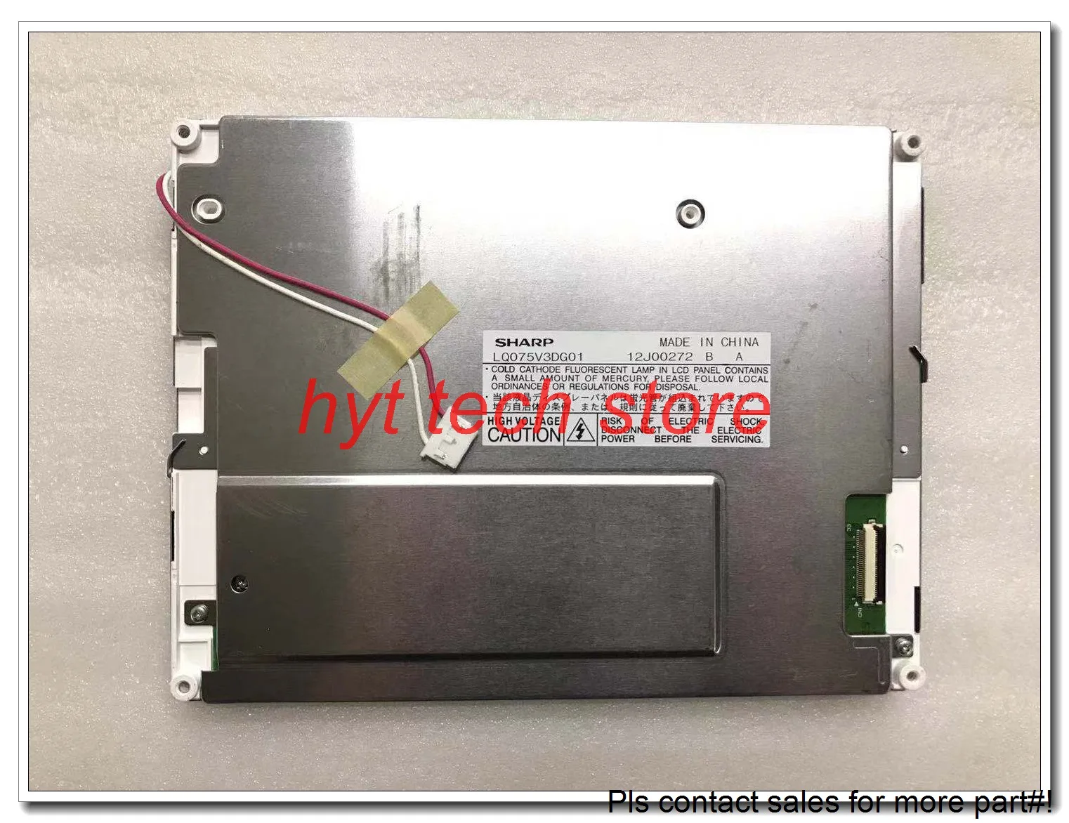 

Supply LQ075V3DG01 7.5 INCH Industrial LCD, 100% tested before shipment