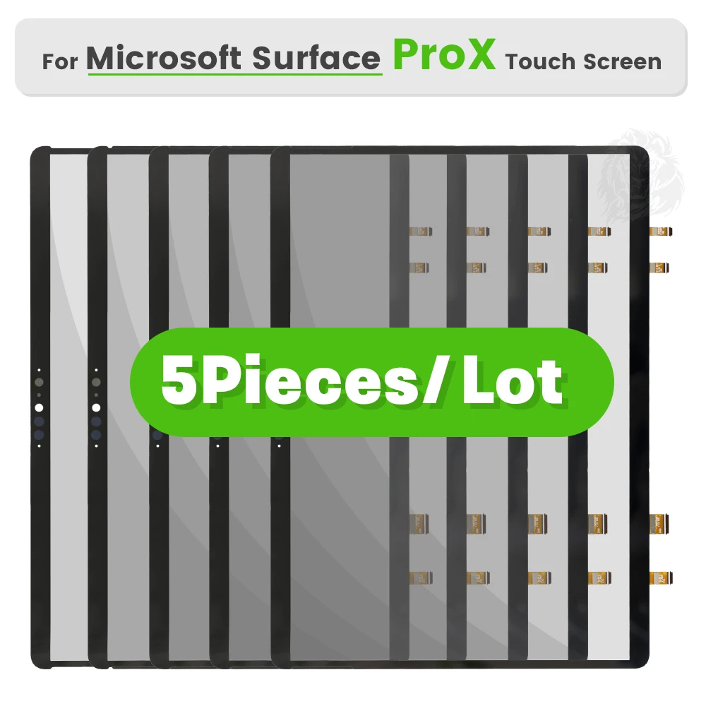 

5Pcs Original For Microsoft Surface Pro X 1876 Touch Screen Digitizer Assembly 13.0"For Surface Pro X Touch Replacement M1042400