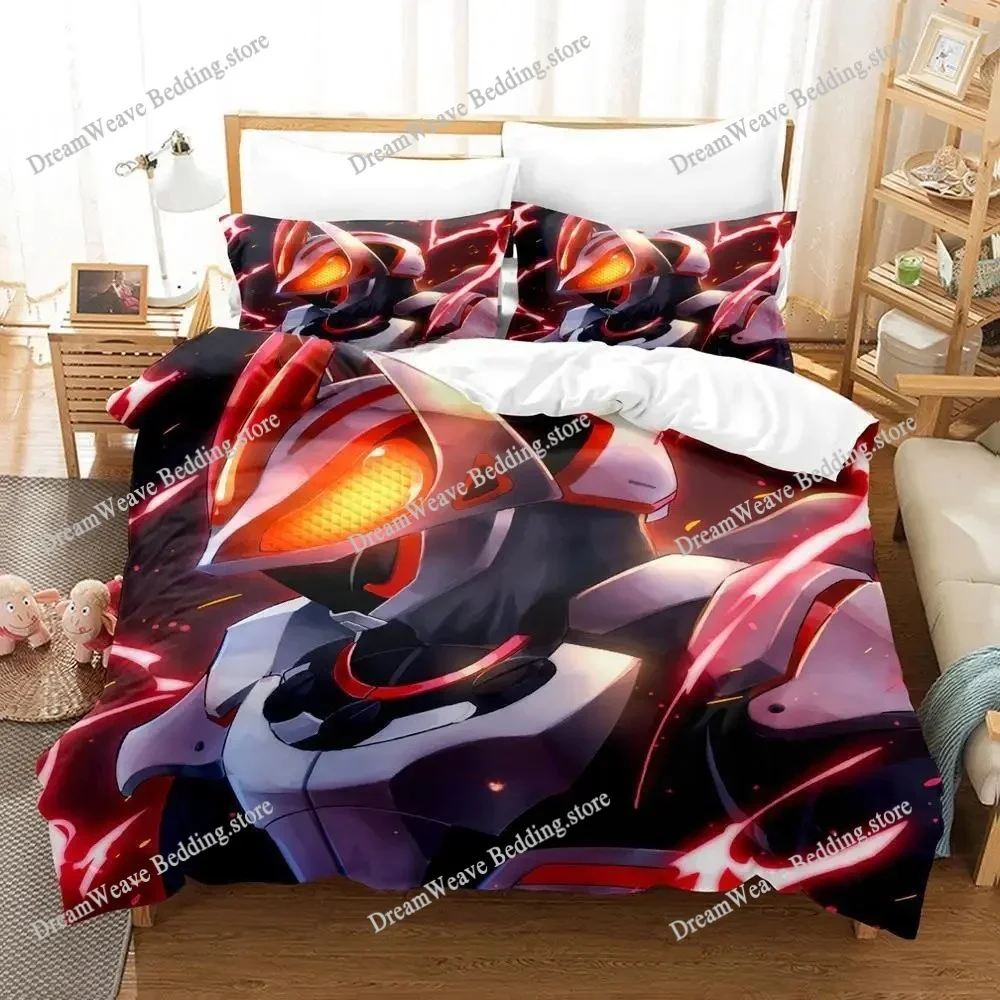 3D Printed Anime K-Kamen Rider Geats Bedding Set Duvet Cover Bedroom Comforter Single Twin King _Size Quilt Cover Home Textiles9