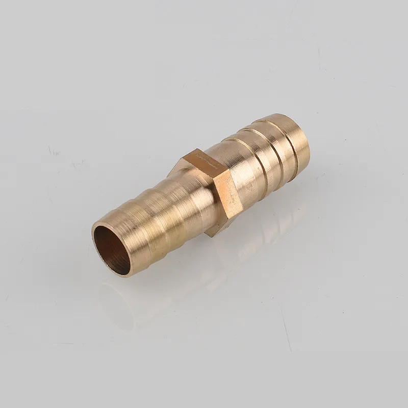 1pcs Brass 2 Way Reducing Straight Hose Barb Barbed Pipe Fitting Reducer Copper Coupler Connector Adapter 4 19 6mm-3mm 8mm-10mm