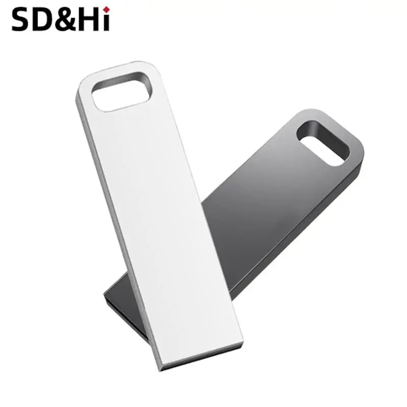 Usb 3.0 32GB-2/1TB Metal Flash Drive High-Speed Data Memory Storage Disk Key Ring Memory Stick Universal For Phone/PC