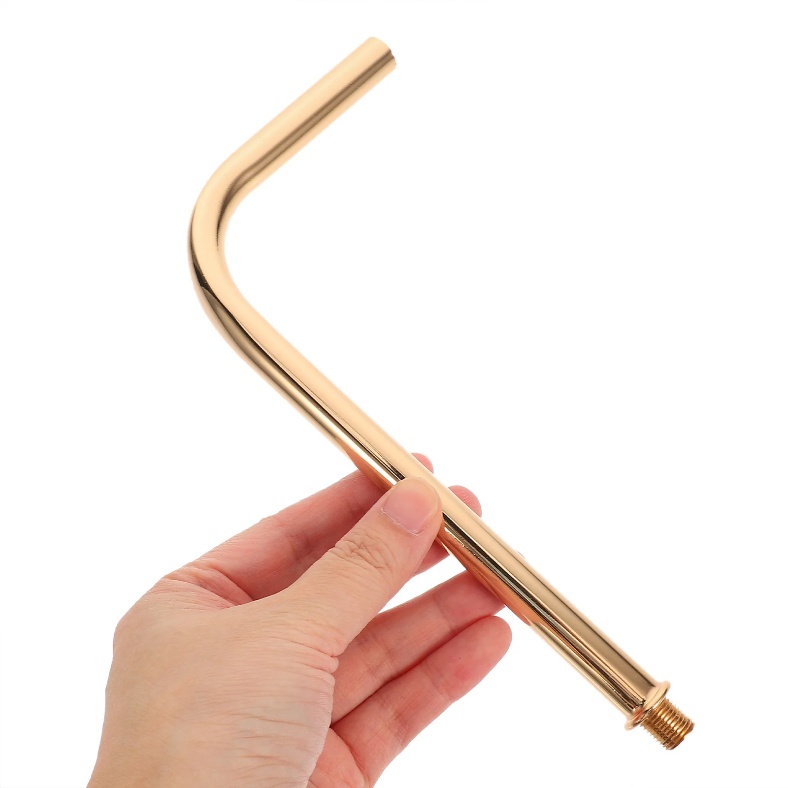 Curved Pipe Wall Lamp Metal Lamp Rod For Table Lamps Lighting Fixture Stem Replacement Diy Bent Threaded Tube Hollow Downrod