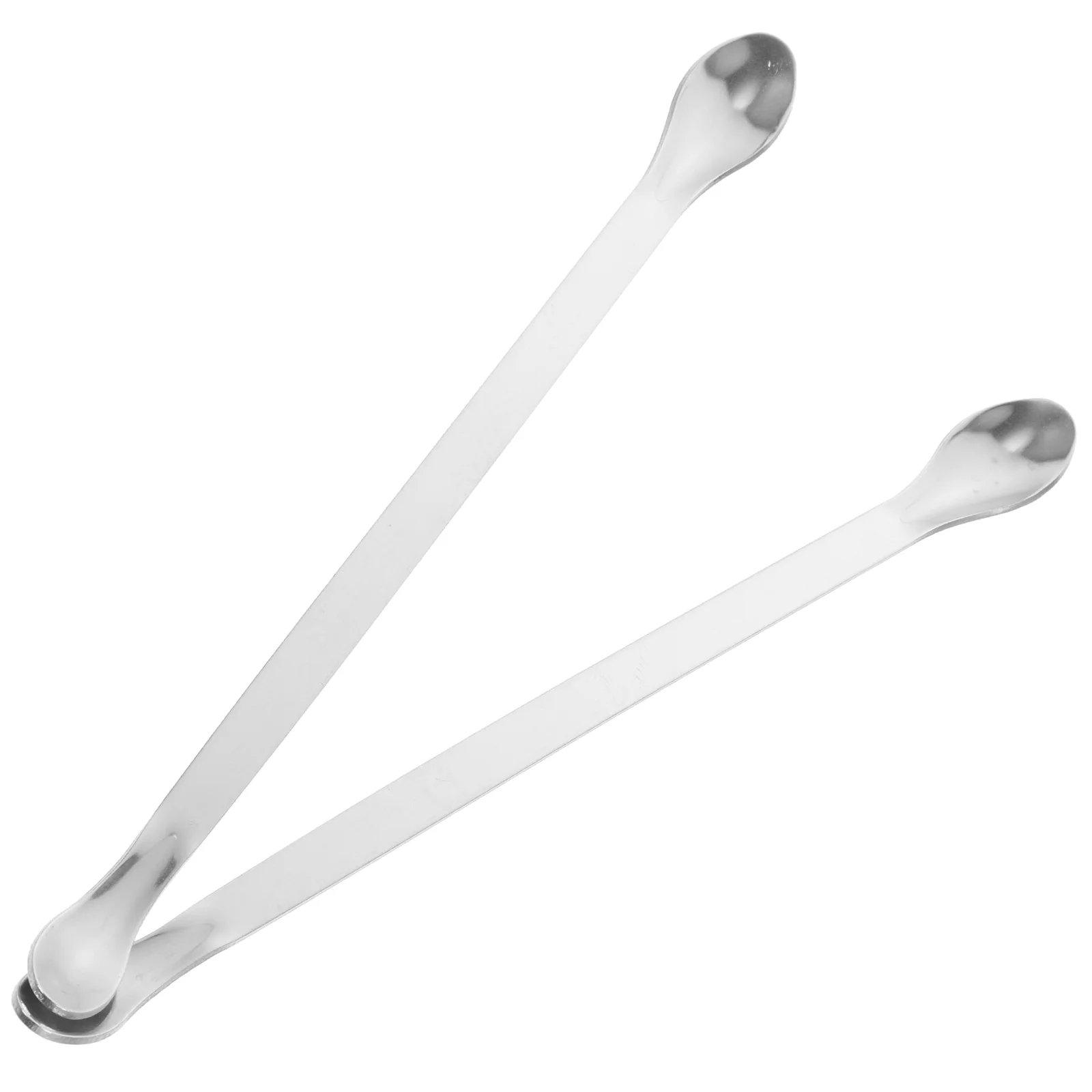 2 Pcs Stainless Steel Weighing Spoon Scientific Sampling Micro Scoop Experiment