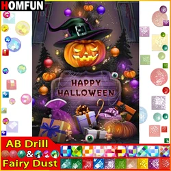 HOMFUN Fairy Dust AB Diamond Painting Full Square/Round Drill 5D DIY 