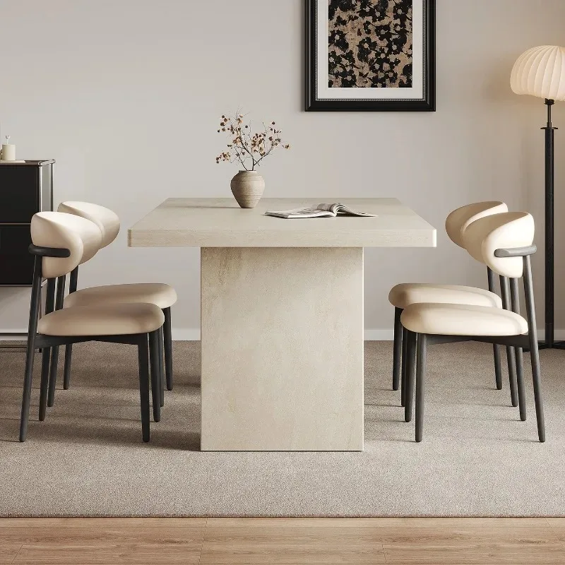 Decoration Square Dining Tables Reading Study Office Modern Kitchen Dining Tables Salon Luxury Mesas De Jantar Salon Furniture