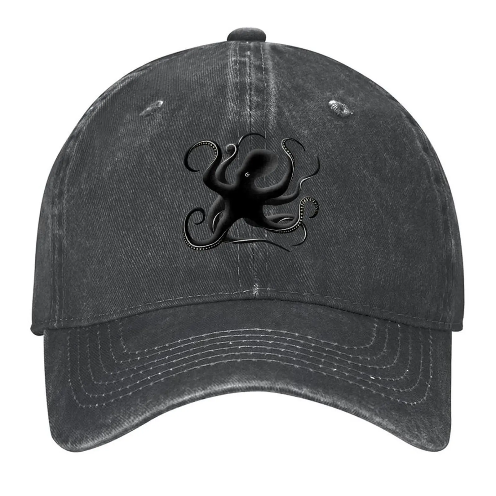 

Simple Vector Art Logo | Octopus Baseball Cap derby hat men's big size hat Snap Back Hat dad Male Women's