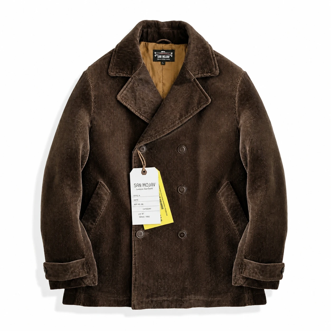 Double Breasted Blazer - Men's Vintage Corduroy Double Breasted Suit
