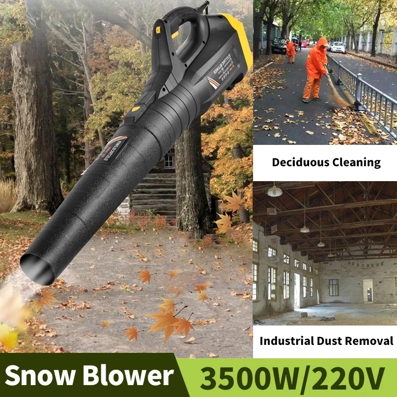 

Electric Snow Blower Garden Air Blower Adjustable Snow Blower Garden Tools Air Dust Blower Powerful Snow Blower