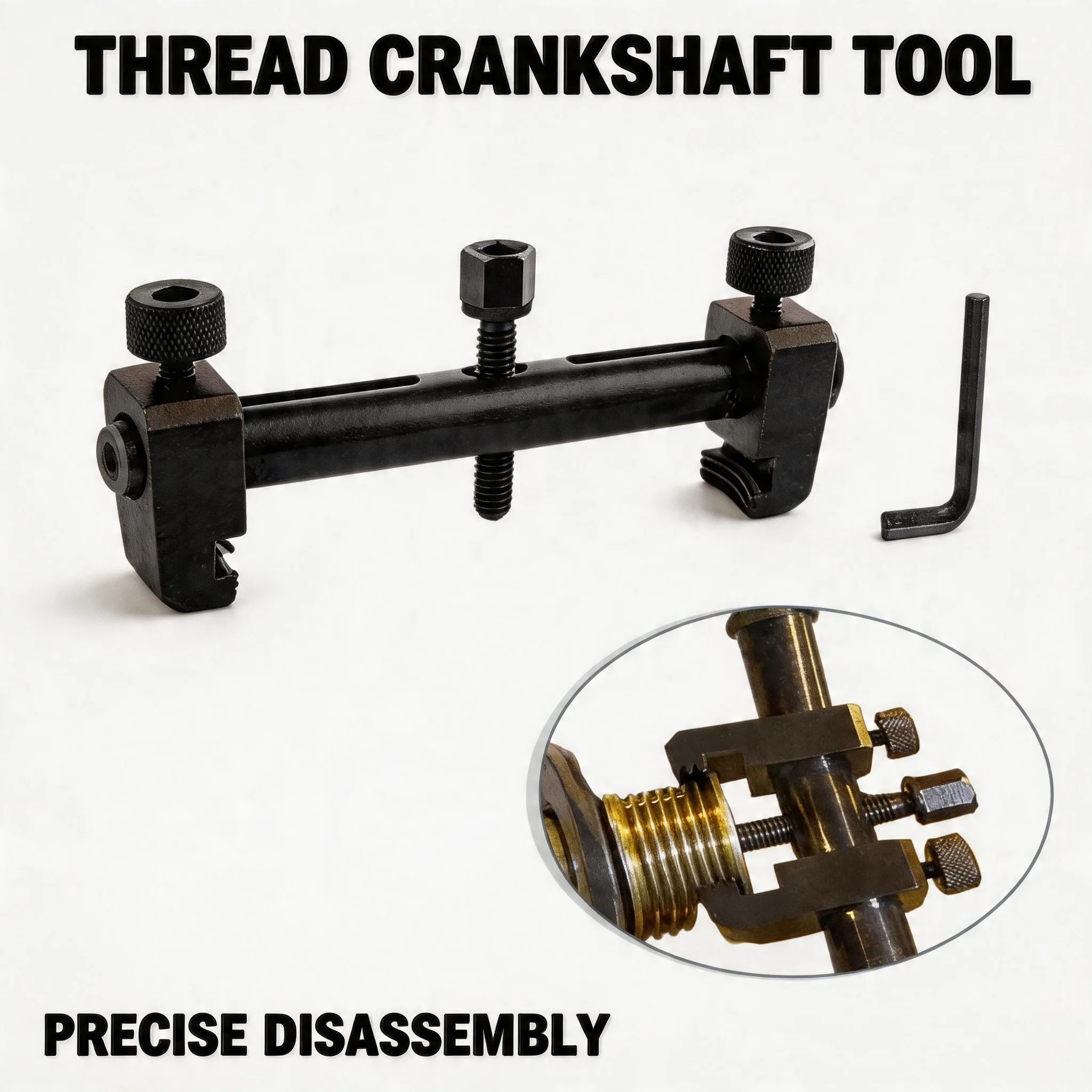 

Carbon Steel Universal Ribbed Pulleys Pullers For Ribbed Drive Pulley Crankshaft Tool Remover Adjustable 40mm-165mm Engine Tool