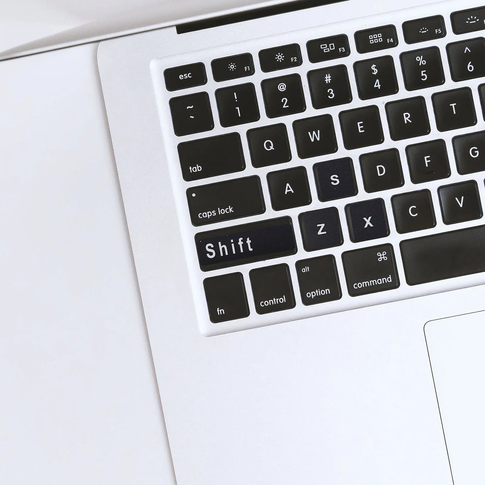 

2 Sheets English Computer Laptop Notebook Full Size Wear Resistant Clear Letters Self Adhesive Easy Remove No Residue Desktop