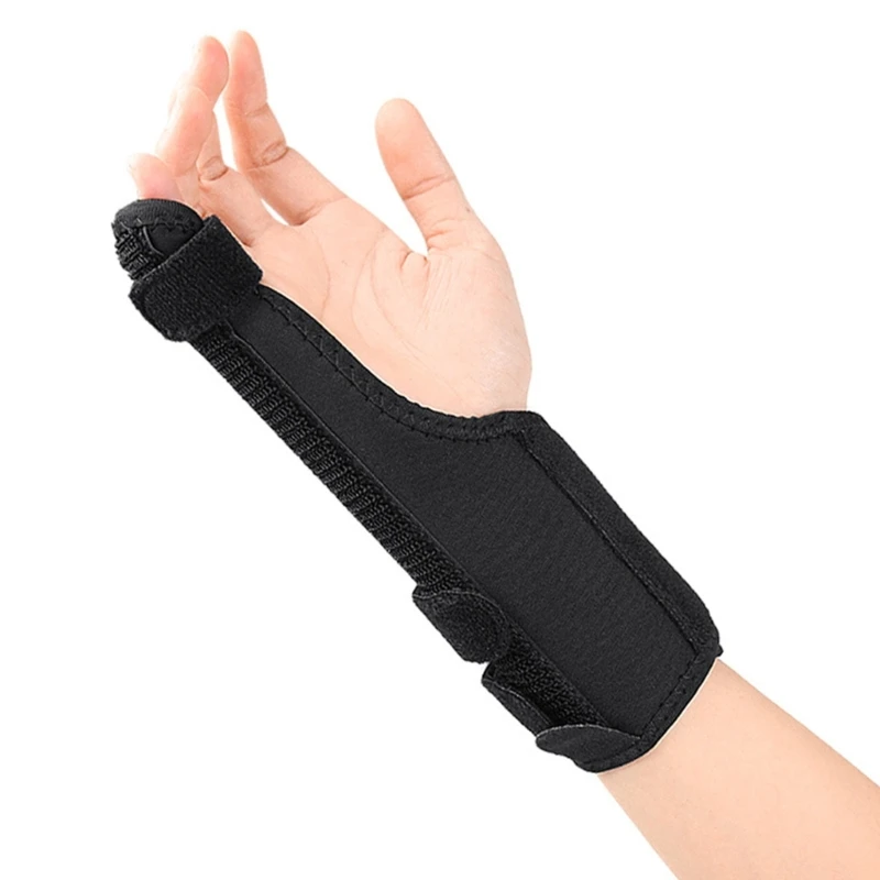 M89F Adjustable Finger Splint Utilizing Hook and Loopping Closure for Injury Rehabilitation
