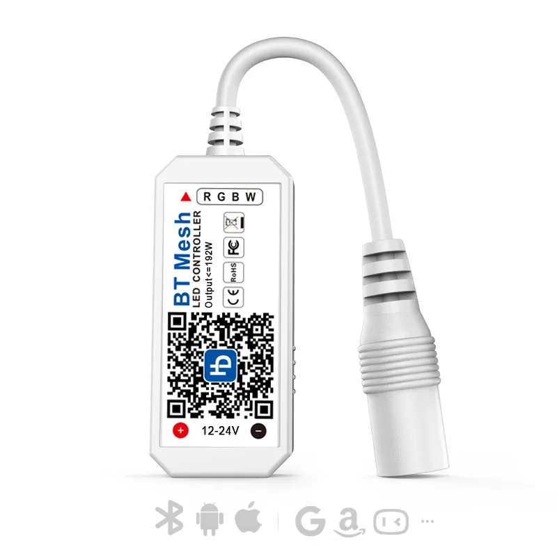 Haodeng Led Controller DIM RGB RGBW LED Dimmer Controller DC5V 12V 24V  APP Bluetooth-compatible For 5050 2835 5630 LED tape